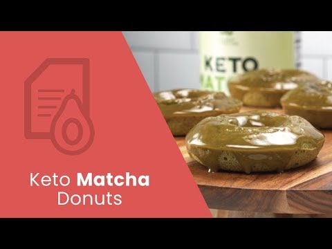 Keto-Friendly Matcha Donuts | Dr. Josh Axe